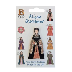 Hot Alison Gardiner Anne Boleyn Single Pin Badge