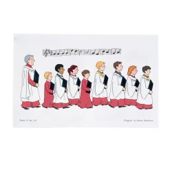 Alison Gardiner Chorister's Tea Towel