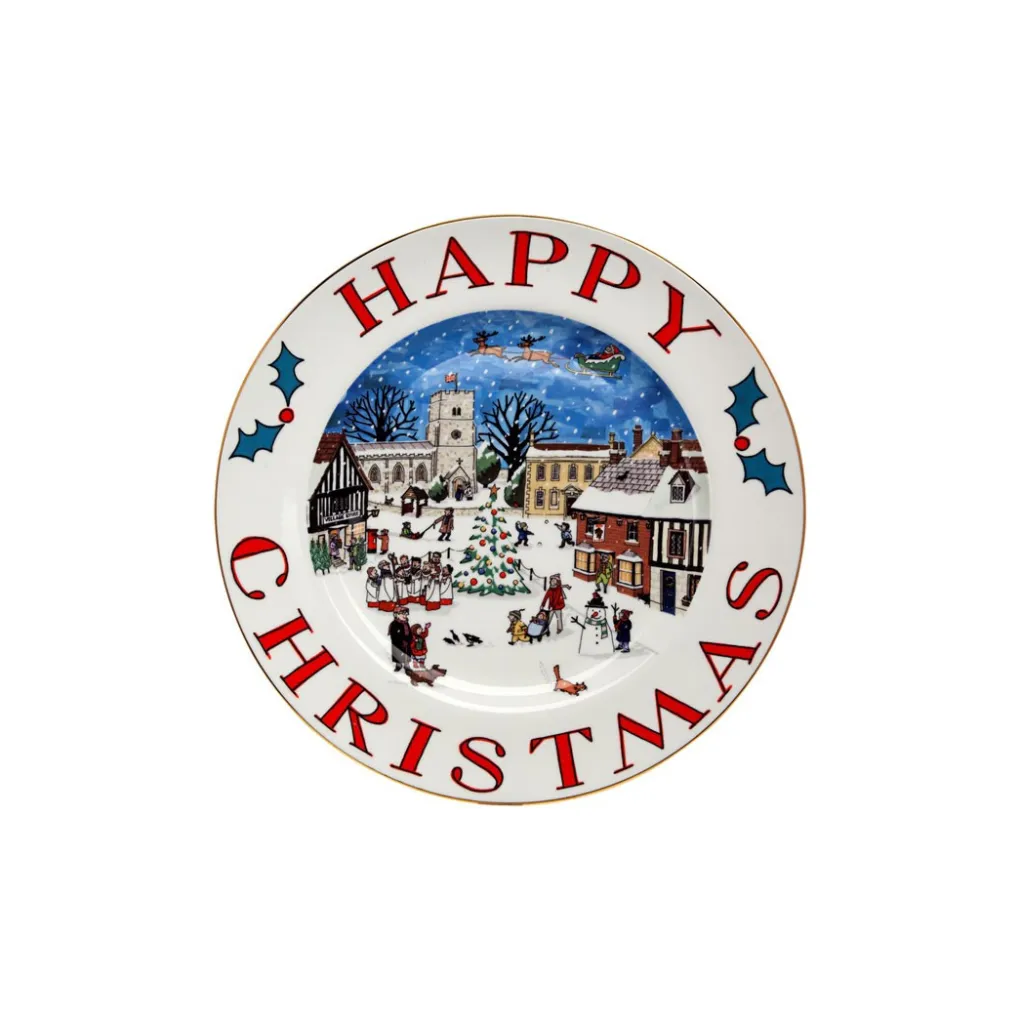 Clearance Alison Gardiner Christmas Collection 8" Plate