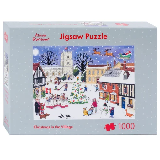 New Alison Gardiner Christmas in the Village Jigsaw Puzzle
