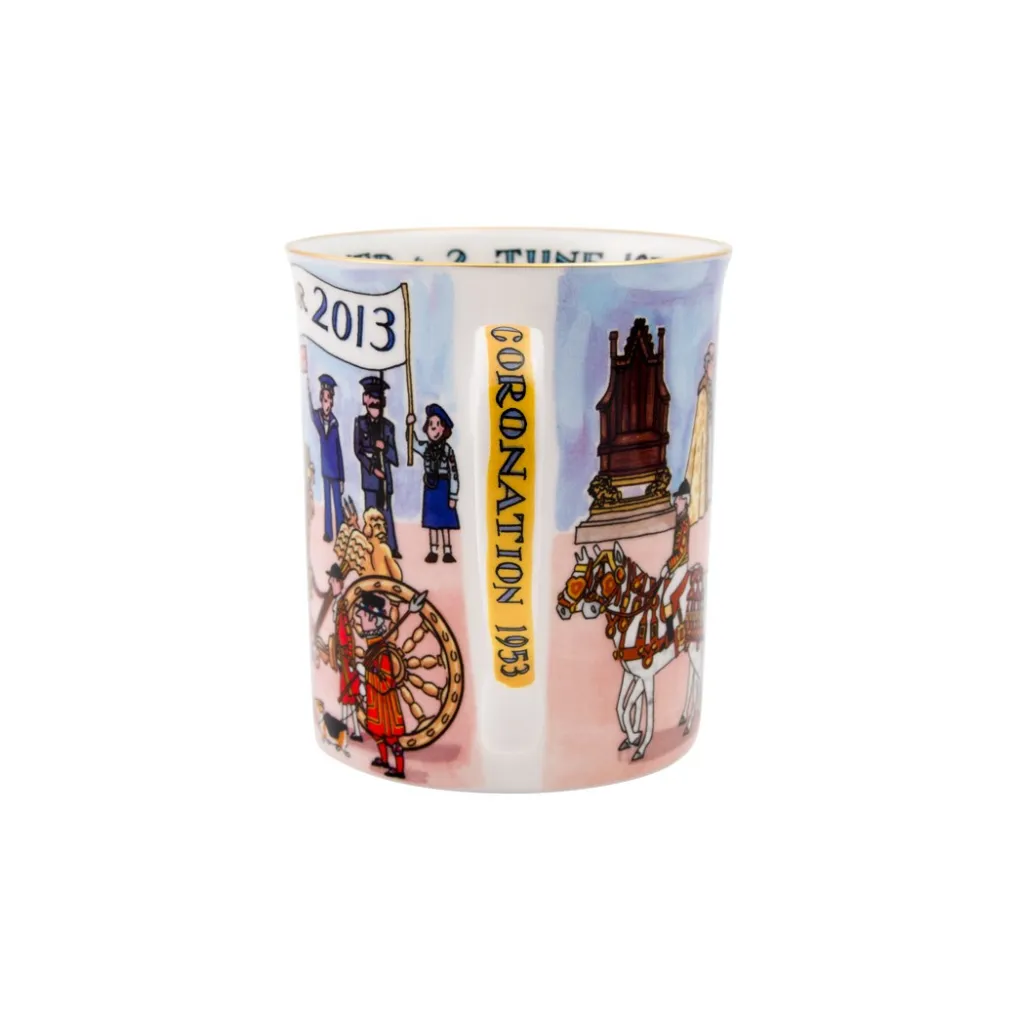 Online Alison Gardiner Coronation Anniversary Artist's Limited Edition Mug