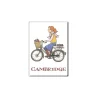 New Alison Gardiner Cycling Student Girl, Cambridge Fridge Magnet