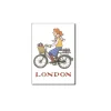 Online Alison Gardiner Cycling Student Girl London Fridge Magnet
