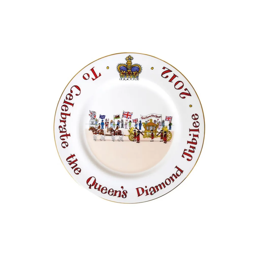 Sale Alison Gardiner Diamond Jubilee Plate 10"