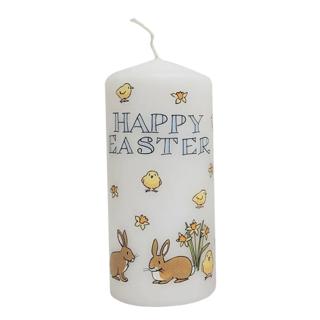 New Alison Gardiner Easter Bunnies and Chicks Candle