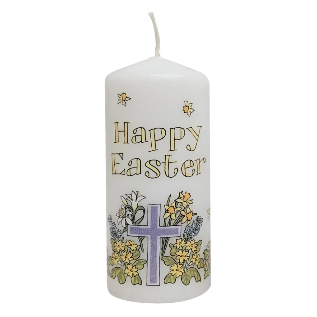 Sale Alison Gardiner Easter Cross Candle