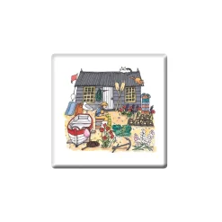 Best Alison Gardiner Fisherman's Garden Coaster