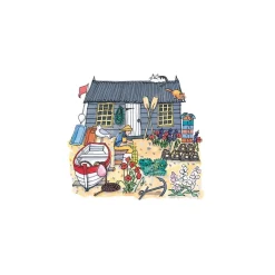 Alison Gardiner Fisherman's Garden Greeting Card