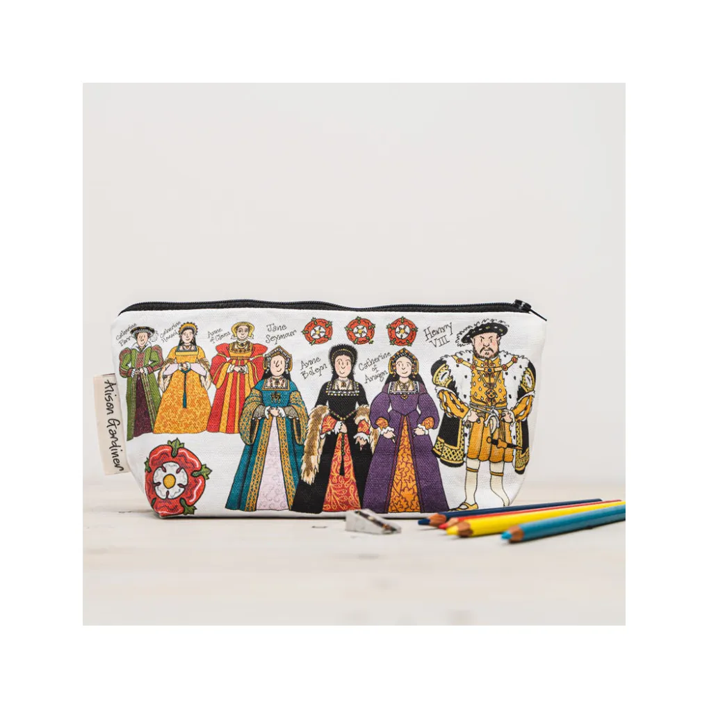 Best Alison Gardiner Henry VIII Cosmetic Bag / Pencil Case