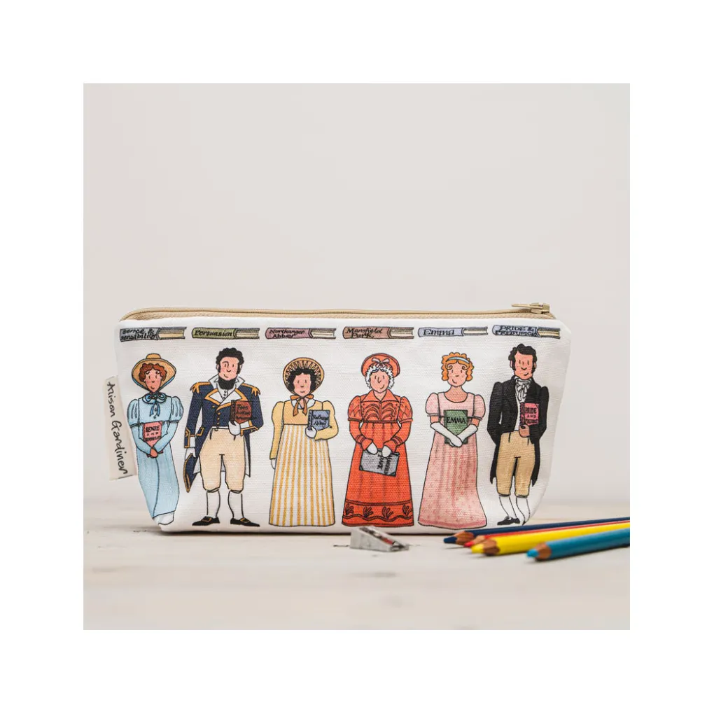Sale Alison Gardiner Jane Austen Cosmetic Bag / Pencil Case