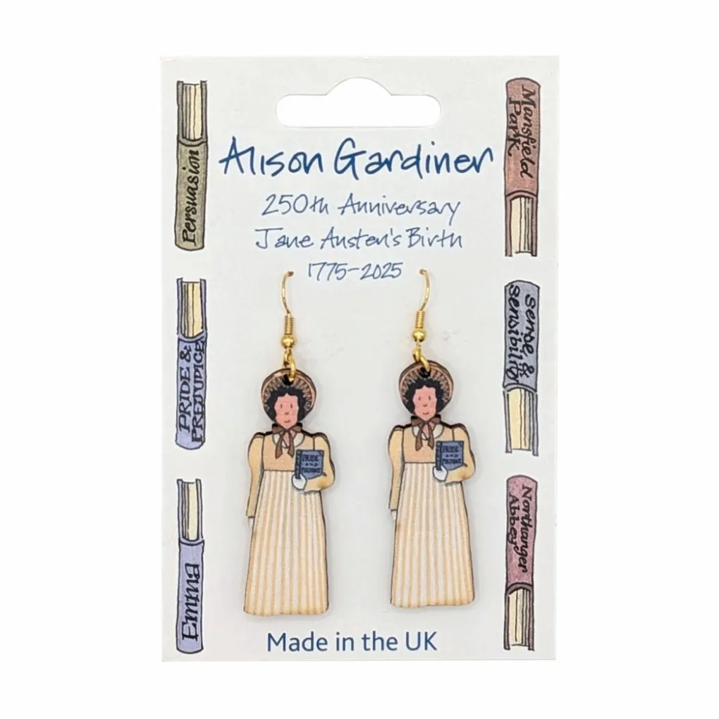 New Alison Gardiner Jane Austen Earrings