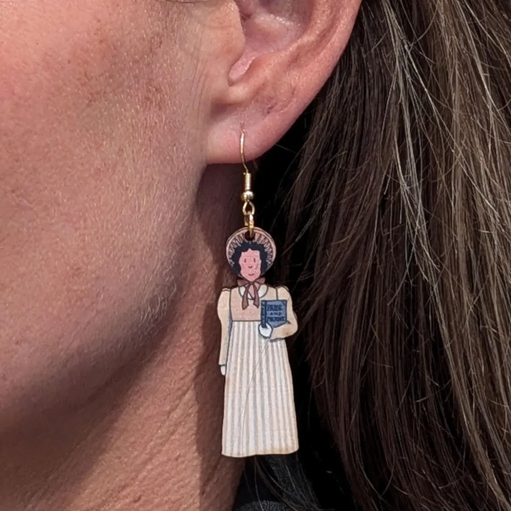 New Alison Gardiner Jane Austen Earrings