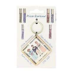 Hot Alison Gardiner Jane Austen Wooden Keyring
