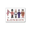 Alison Gardiner London Figures Fridge Magnet