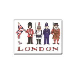 Alison Gardiner London Figures Fridge Magnet
