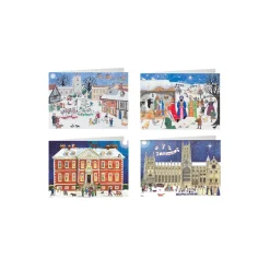 Alison Gardiner Mixed pack of 4 Advent Calendar Cards
