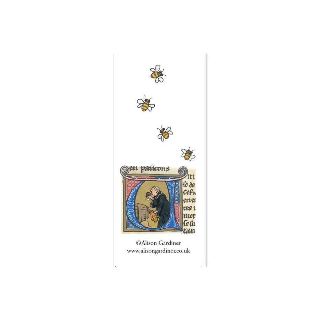 Online Alison Gardiner Monk with Honey Bookmark