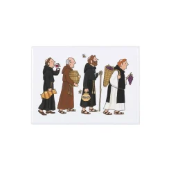 Outlet Alison Gardiner Monks Procession Fridge Magnet