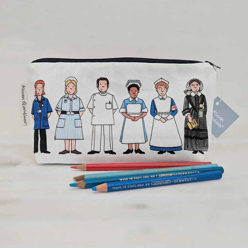 Sale Alison Gardiner Nursing Cosmetic Bag / Pencil Case