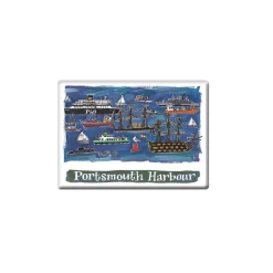 Best Alison Gardiner Portsmouth Harbour Fridge Magnet