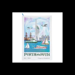 Discount Alison Gardiner Portsmouth Tea Towel