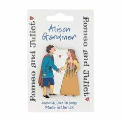Online Alison Gardiner Romeo and Juliet Single Pin Badge