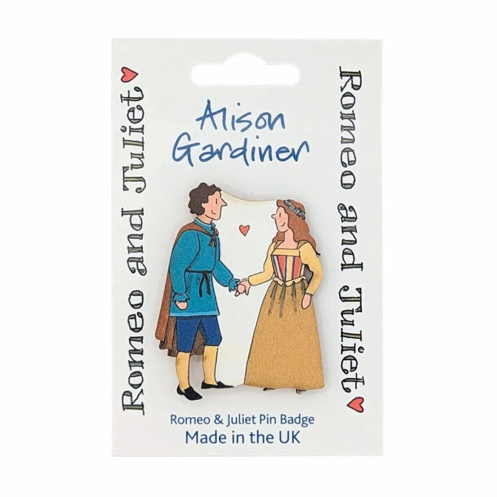 Online Alison Gardiner Romeo and Juliet Single Pin Badge