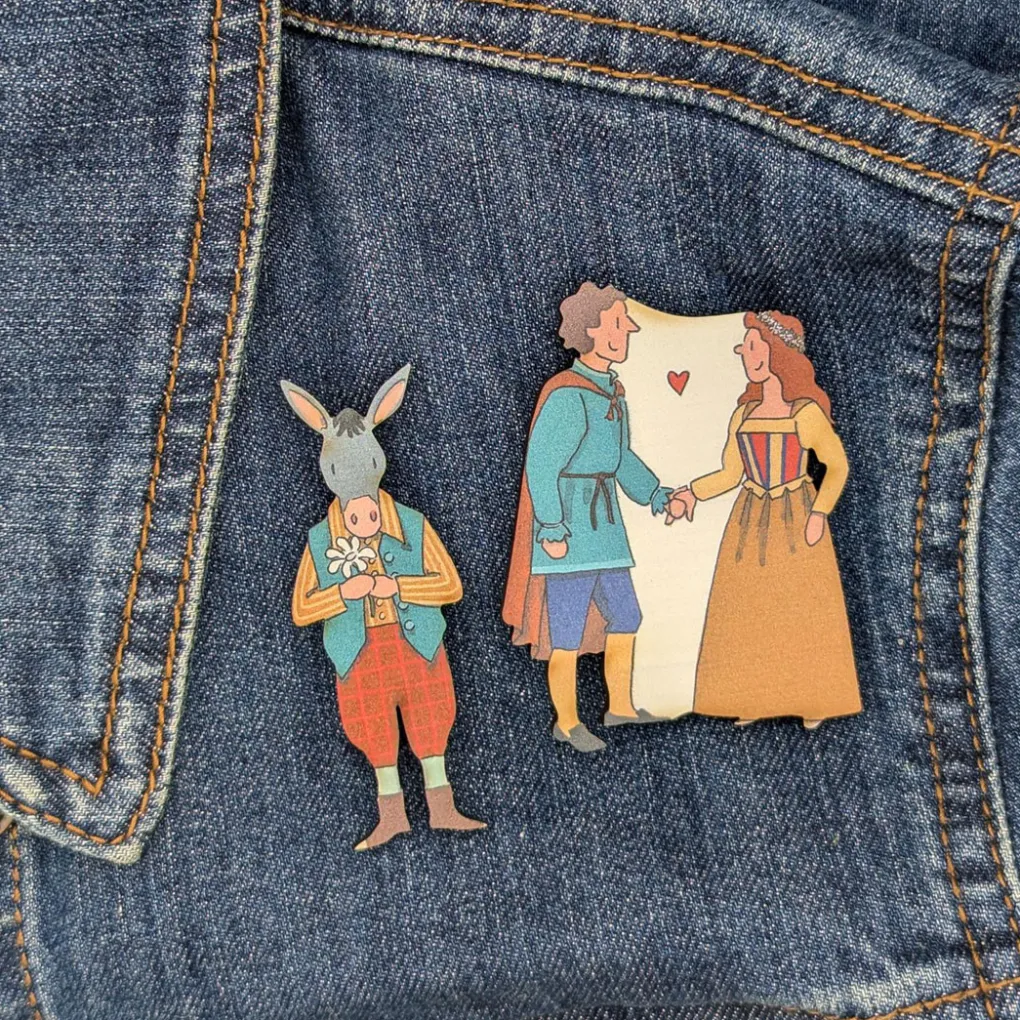 Online Alison Gardiner Romeo and Juliet Single Pin Badge