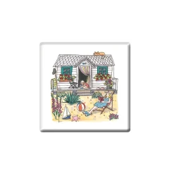 New Alison Gardiner Seaside Garden Coaster