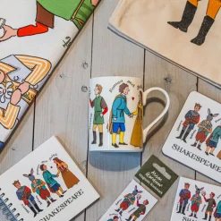 Hot Alison Gardiner Shakespeare Characters Tea Towel