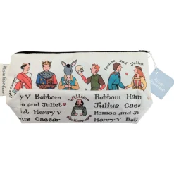 Clearance Alison Gardiner Shakespeare Cosmetic Bag / Pencil Case