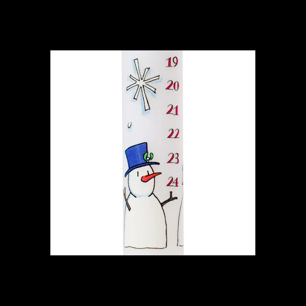 Alison Gardiner Snowmen Christmas Dinner Advent Candle