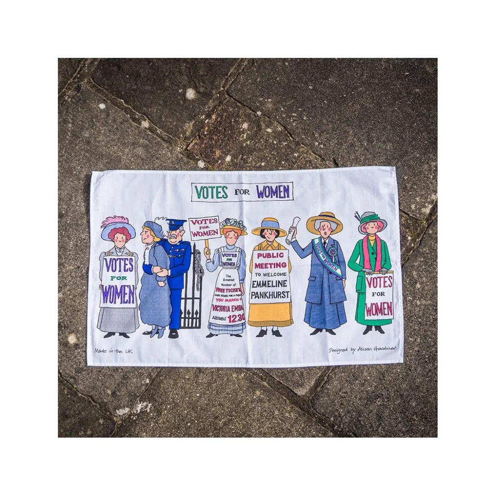Alison Gardiner Suffragette Tea Towel