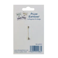 Outlet Alison Gardiner Suffragette UK Single Pin Badge