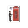 Hot Alison Gardiner Telephone Box Fridge Magnet