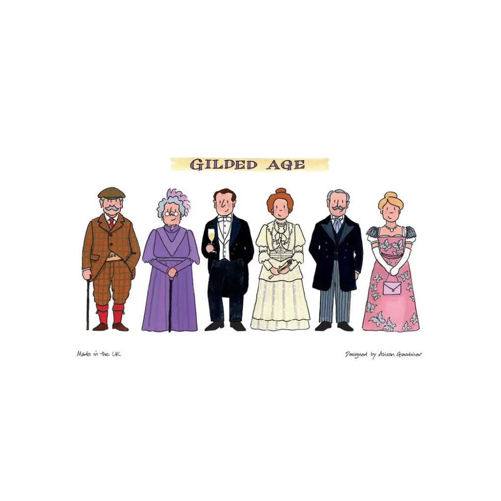 New Alison Gardiner The Gilded Age Tea Towel
