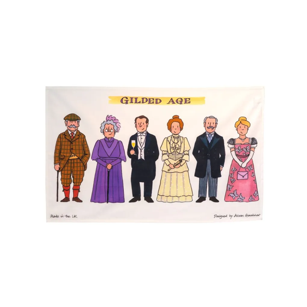 New Alison Gardiner The Gilded Age Tea Towel