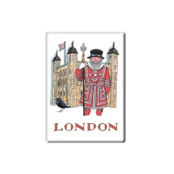Online Alison Gardiner Tower of London Fridge Magnet