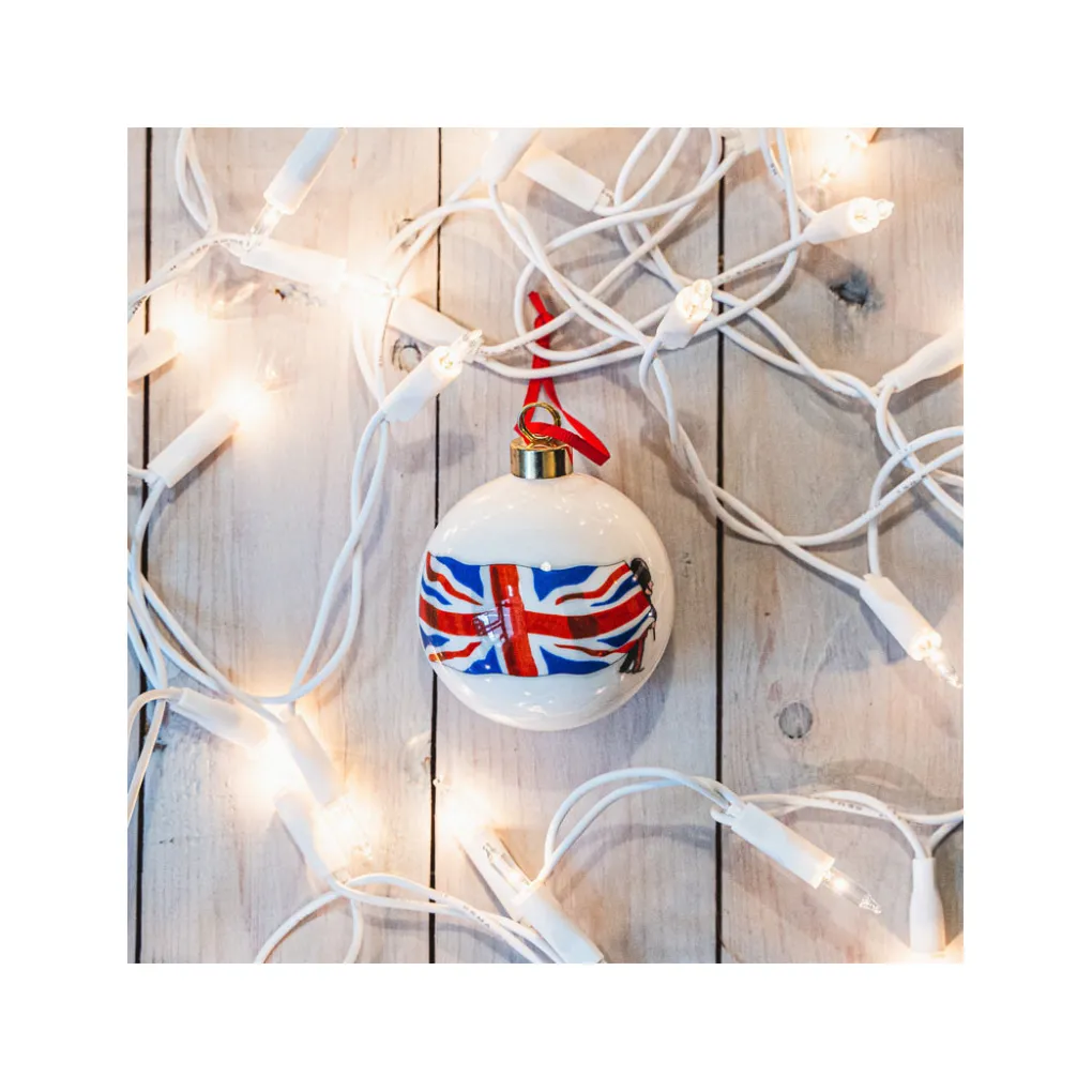 New Alison Gardiner Union Jack Bauble