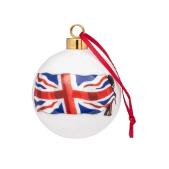 New Alison Gardiner Union Jack Bauble