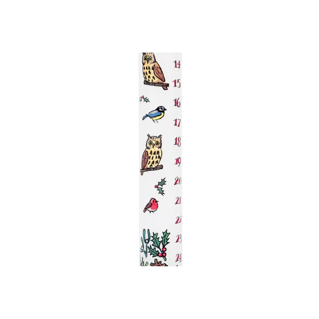 Hot Alison Gardiner Winter Birds Christmas Dinner Advent Candle