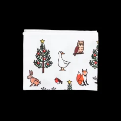 Online Alison Gardiner Winter Wildlife Tea Towel