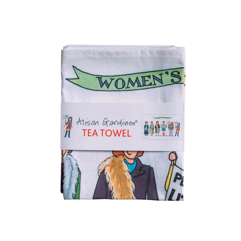 Discount Alison Gardiner Women's Institute Tea Towel